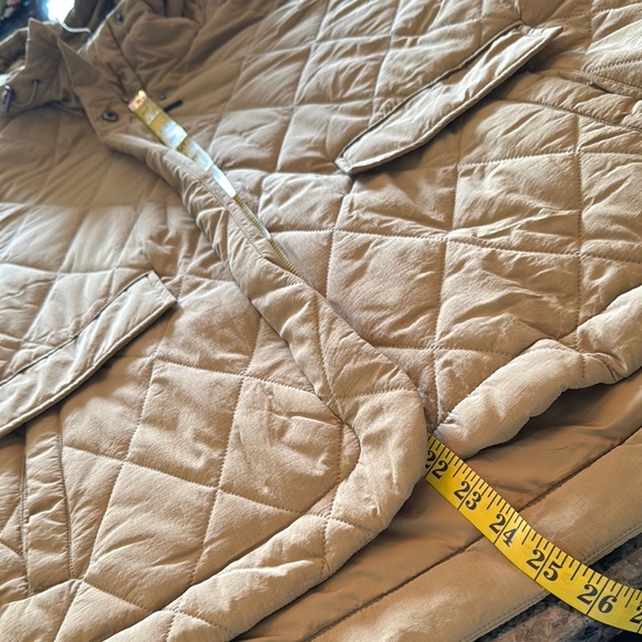 Bass Tan Quilted womens puffer Jacket NWT L - Picture 10 of 12